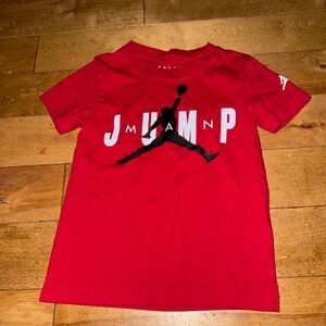 Jordan Red Jumpman Kids Tee